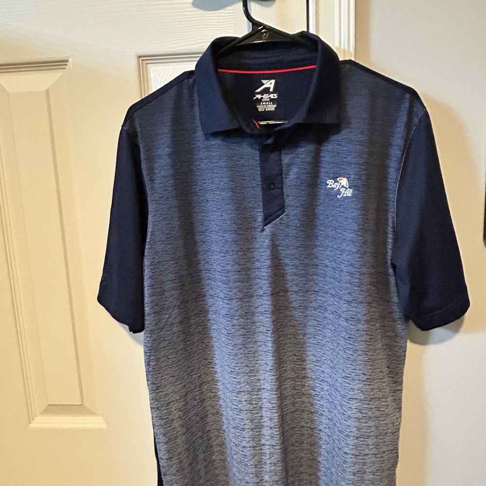Blue Gradient Polo Shirt-Bay Hill